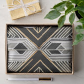 Papier Mousseline Papier de tissus de chats noirs Abstraits décorati (Cadeau)