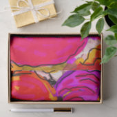 Papier Mousseline Papier de tissus de conception de fruits tropicaux (Cadeau)