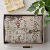 Papier Mousseline Papier de tissus de découpage de l'abeille Brown (Cadeau)