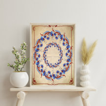 Papier de tissus de découpage floral