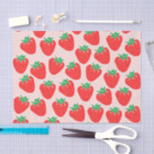 Papier Mousseline Papier de tissus de fraises cuites (Artisanat)