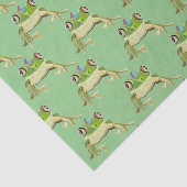 Papier Mousseline Papier de tissus de grenouille (Détail)