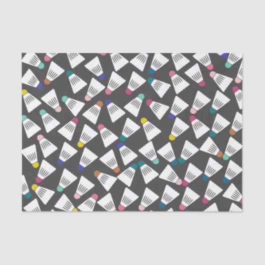 Papier Mousseline Papier de tissus de joli badminton (Recto)