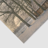 Papier Mousseline Papier de tissus de la grange d'hiver (Détail)