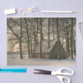 Papier Mousseline Papier de tissus de la grange d'hiver (Artisanat)