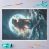 Papier Mousseline Papier de tissus de la lune de sirène (Artisanat)