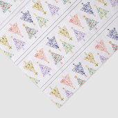 Papier Mousseline Papier de tissus de l'arbre de Noël moderne (Détail)