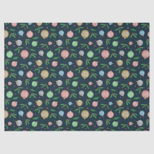 Papier Mousseline Papier de tissus de Noël festif (Recto)