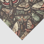 Papier Mousseline Papier de tissus de papillons et de coléoptères | (Détail)