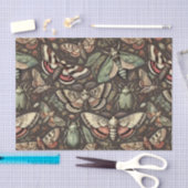 Papier Mousseline Papier de tissus de papillons et de coléoptères | (Artisanat)