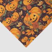 Papier Mousseline Papier de tissus de récolte de Citrouilles d'autom (Détail)