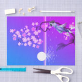 Papier Mousseline Papier de tissus de sirène et de lune (Artisanat)