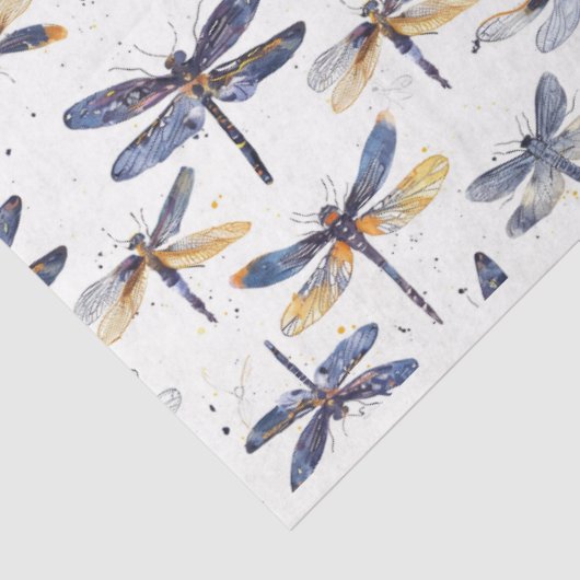 Papier Mousseline Papier de tissus Dragonfly (Détail)