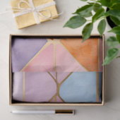 Papier Mousseline Papier de tissus en verre coloré (Cadeau)