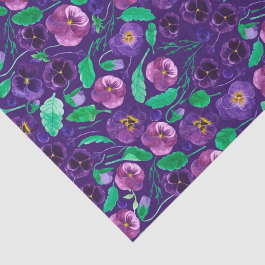 Papier Mousseline Papier de tissus entièrement mauve (Détail)