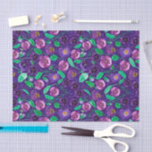 Papier Mousseline Papier de tissus entièrement mauve (Artisanat)