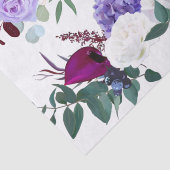 Papier Mousseline Papier de tissus enveloppant la lavande Hibiscus s (Détail)