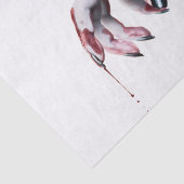 Papier Mousseline Papier de tissus Envelopper le vampire de sang gou (Détail)