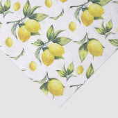 Papier Mousseline Papier de tissus et de découpage - citron (Détail)