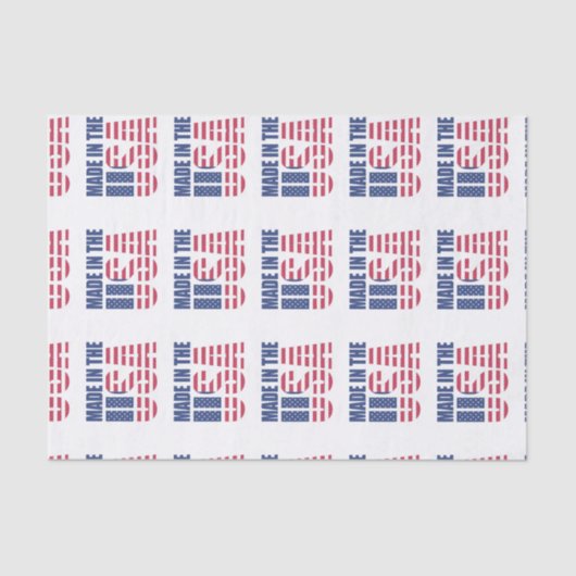 Papier Mousseline Papier de tissus fabriqué aux États-Unis (Recto)