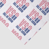 Papier Mousseline Papier de tissus fabriqué aux États-Unis (Détail)