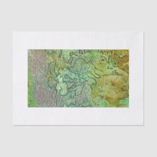 Papier Mousseline Papier de tissus Faery Realms par Samira Sperry  (Recto)