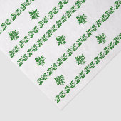 Papier Mousseline Papier de tissus - Feuilles creux dans les rangées (Détail)