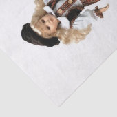 Papier Mousseline Papier de tissus Floral victorien (Détail)