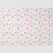 Papier Mousseline Papier de tissus floraux (Recto)