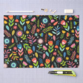 Papier Mousseline Papier de tissus floraux mexicain (Artisanat)