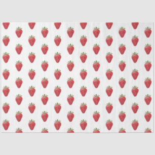 Papier Mousseline Papier de tissus fraise