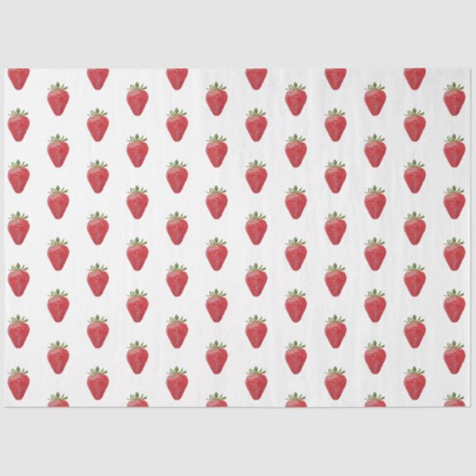 Papier Mousseline Papier de tissus fraise (Recto)