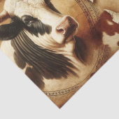 Papier Mousseline Papier de tissus Holstein Bull 1 (Détail)