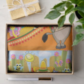 Papier Mousseline Papier de tissus Homme Mexicain Bumblebebe âne (Cadeau)