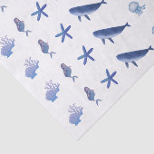 Papier Mousseline Papier de tissus - hos mermaid de la mer (Détail)