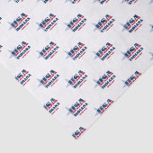 Papier Mousseline Papier de tissus Indiana State Pride (Détail)