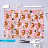 Papier Mousseline Papier de tissus Leopard (Artisanat)