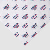 Papier Mousseline Papier de tissus Maine State Pride (Détail)