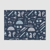 Papier Mousseline Papier de tissus mathématiques (Recto)