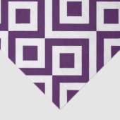 Papier Mousseline Papier de tissus mauve et blanc (Détail)