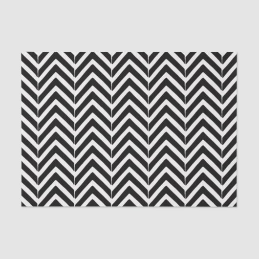 Papier Mousseline Papier de tissus Motif Chevron Zig Zag (Recto)