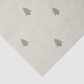 Papier Mousseline Papier de tissus Motif de la forêt de pin (Détail)