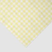 Papier Mousseline Papier de tissus Motif jaune et blanc (Détail)