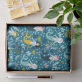 Papier Mousseline Papier de tissus mou-sirène (Cadeau)