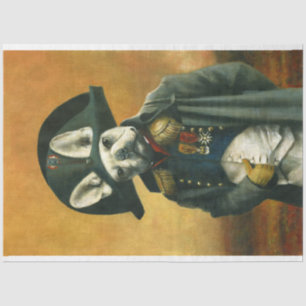 Papier Mousseline Papier de tissus Napoléon French Buldog