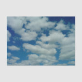 Papier Mousseline Papier de tissus nuageux (Recto)