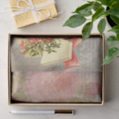 Papier Mousseline Papier de tissus Oiseau Vintage (Cadeau)