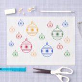 Papier Mousseline Papier de tissus - Ornements de Noël (Artisanat)