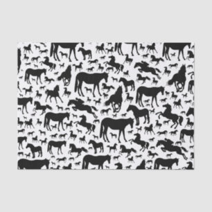 Papier Mousseline Papier de tissus ou de découpage pour chevaux