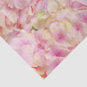 Papier Mousseline Papier de tissus Pastel Pink Hydrangeas (Détail)